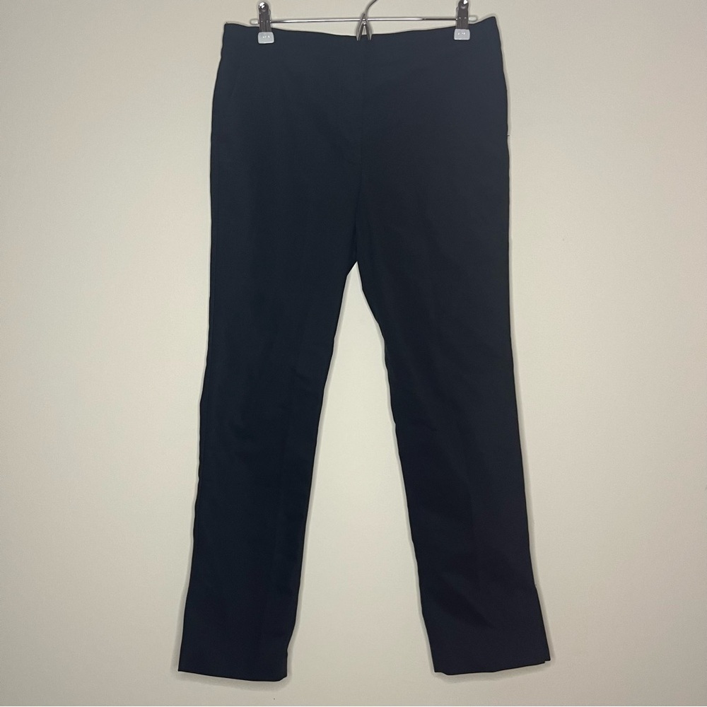HELMUT LANG Split Hem Black Career Wear Trousers